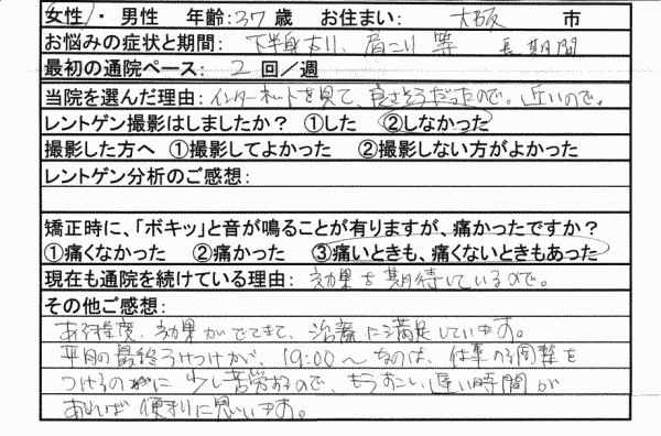 下半身太り矯正 枚方市